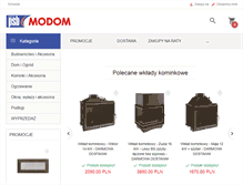 Tablet Screenshot of modom.pl